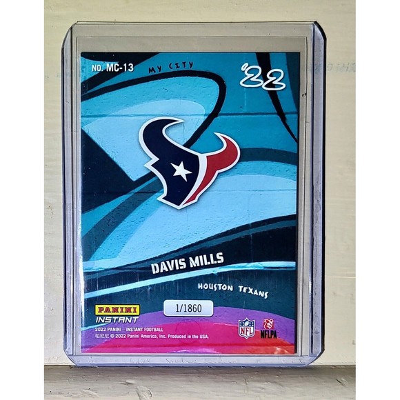 Davis Mills 2022 Panini NFL MyCity #13 Football Card 1/1860 - Picture 2 of 2